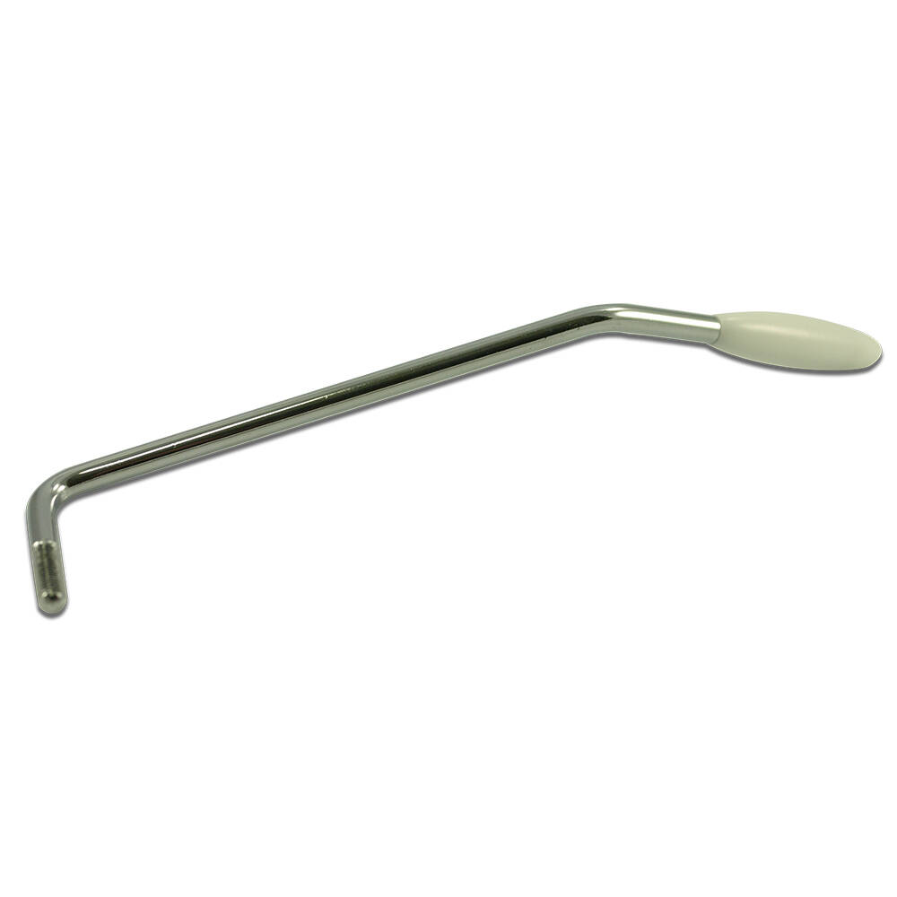 US Vintage Trem Arm - Chrome/White Tip