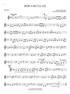 Moana: Instrumental Play-Along - Miranda - Trumpet - Book/Audio Online