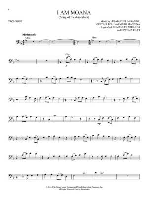 Moana: Instrumental Play-Along - Miranda - Trombone - Book/Audio Online