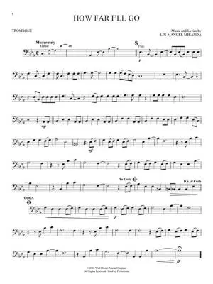 Moana: Instrumental Play-Along - Miranda - Trombone - Book/Audio Online