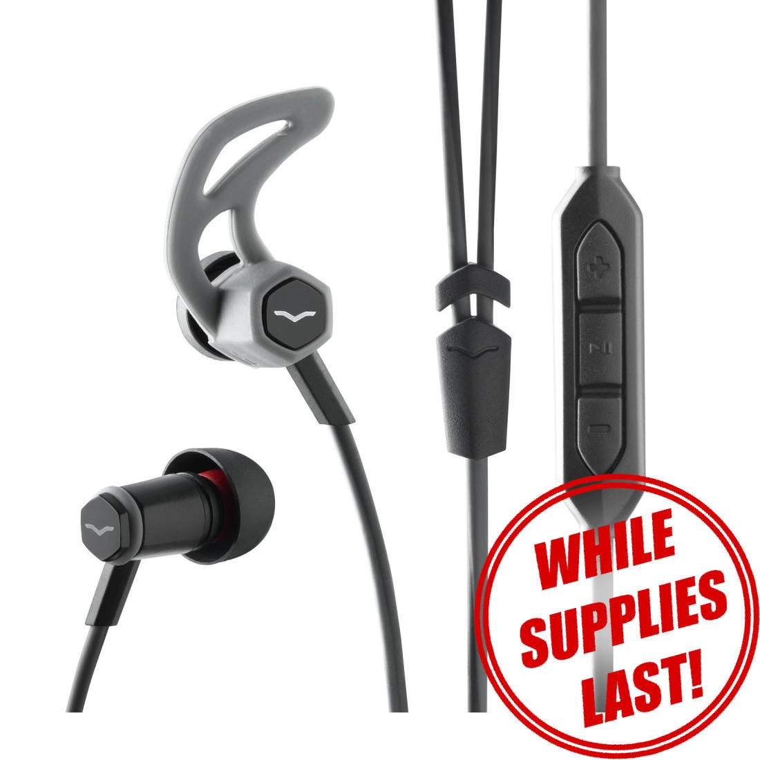 Forza In-Ear iOS Headphones - Black