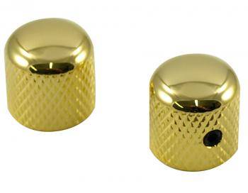 Brass Dome Knob - Gold (2 Pack)