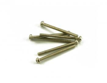 Hum Pickup Height Screw - Nickel - 6 Pack