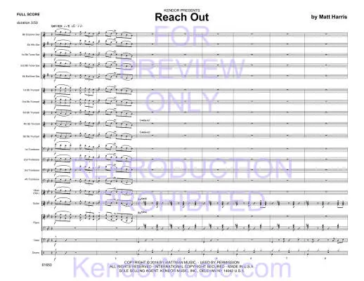 Reach Out - Harris - Jazz Ensemble - Gr. Medium