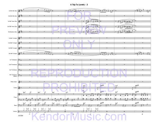 A Trip To Loreto - Liston - Jazz Ensemble - Gr. Medium
