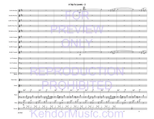 A Trip To Loreto - Liston - Jazz Ensemble - Gr. Medium