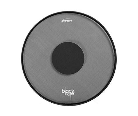 RTOM - Black Hole Low-Volume Bass Drum Head - 20 Inch