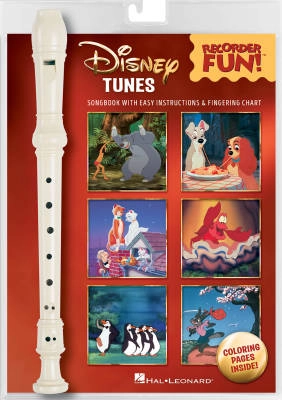 Hal Leonard - Disney Tunes: Recorder Fun! - Book/Instrument