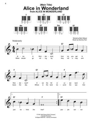 Disney: Super Easy Songbook - Piano/Lyrics