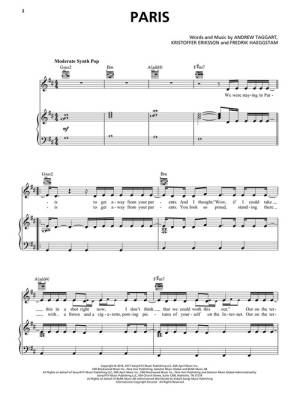 Paris (The Chainsmokers) - Taggart /Eriksson /Haggstam - Piano/Vocal/Guitar - Sheet Music