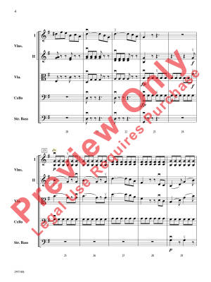 Italian Symphony (First Movement) - Mendelssohn/England - String Orchestra - Gr. 3.5