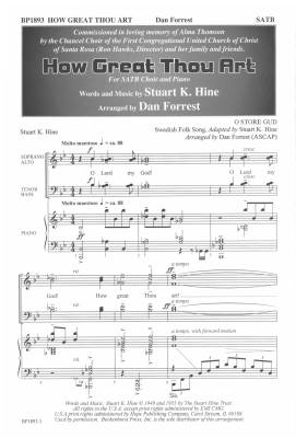 How Great Thou Art - Forrest - SATB