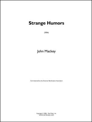 Strange Humors (2006) - Mackey - Concert Band - Gr. 4