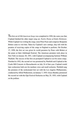 Old American Songs (Complete) - Copland - SATB