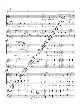 Mountain, Sea and Sky - Schwarz/Nickel - SATB