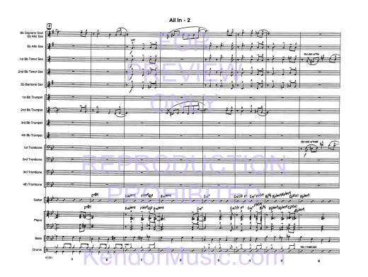 All In - Niehaus - Jazz Ensemble - Gr. Medium