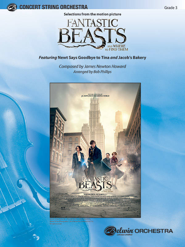 Fantastic Beasts and Where to Find Them - Howard/Phillips - String Orchestra - Gr. 3