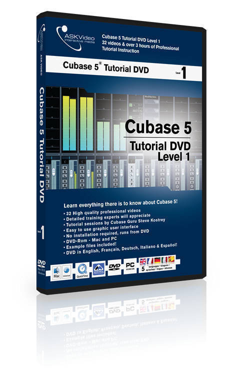 Cubase 5 Tutorial DVD Level 1
