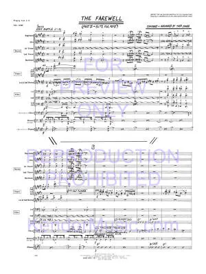 The Farewell - Jones - Jazz Ensemble - Gr. Advanced