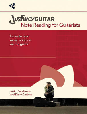 Justin Guitar: Note Reading for Guitarists - Sandercoe/Cortese - Book