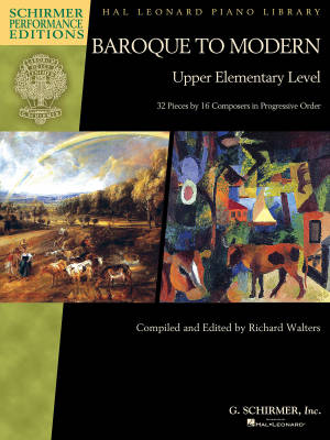 Baroque to Modern: Upper Elementary Level - Walters - Piano - Book