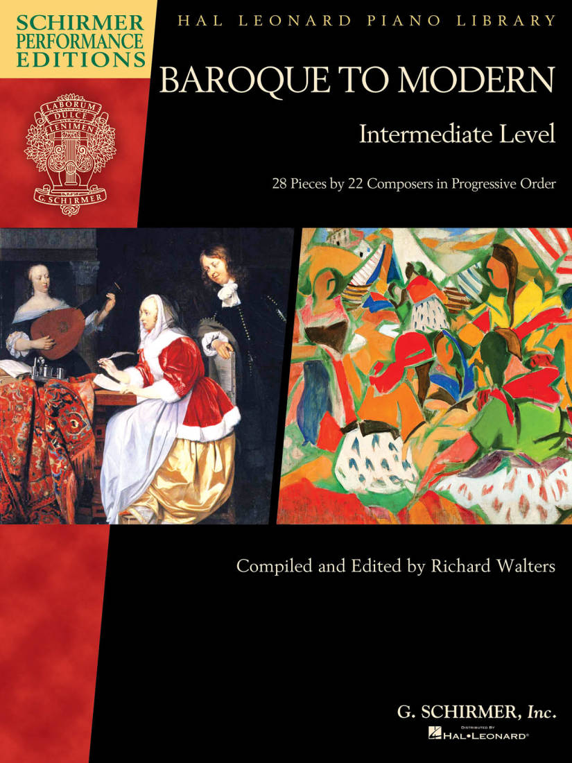 Baroque to Modern: Intermediate Level - Walters - Piano - Book