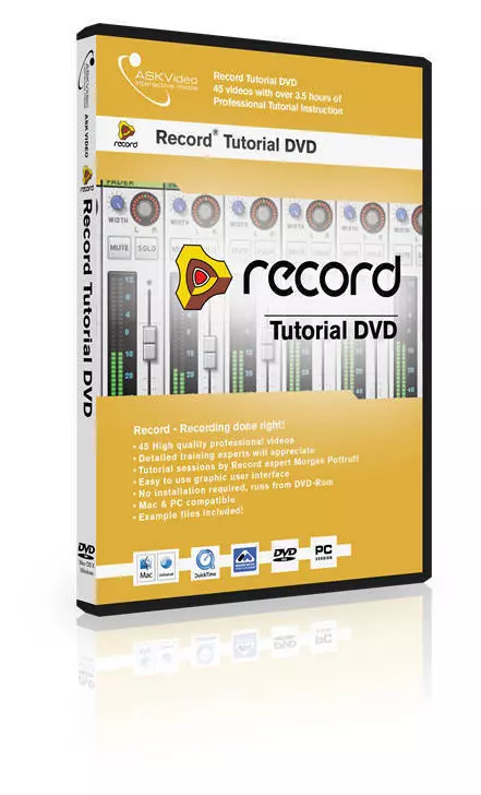 Record Tutorial DVD