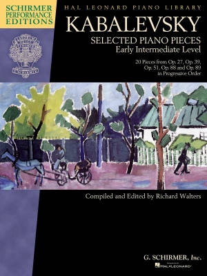 G. Schirmer Inc. - Selected Piano Pieces: Early Intermediate Level - Kabalevsky/Walters - Piano - Book