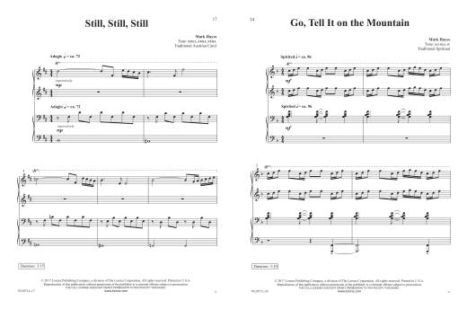 Go, Tell It on the Mountain - Hayes - Piano Duets (1 Piano, 4 Hands)