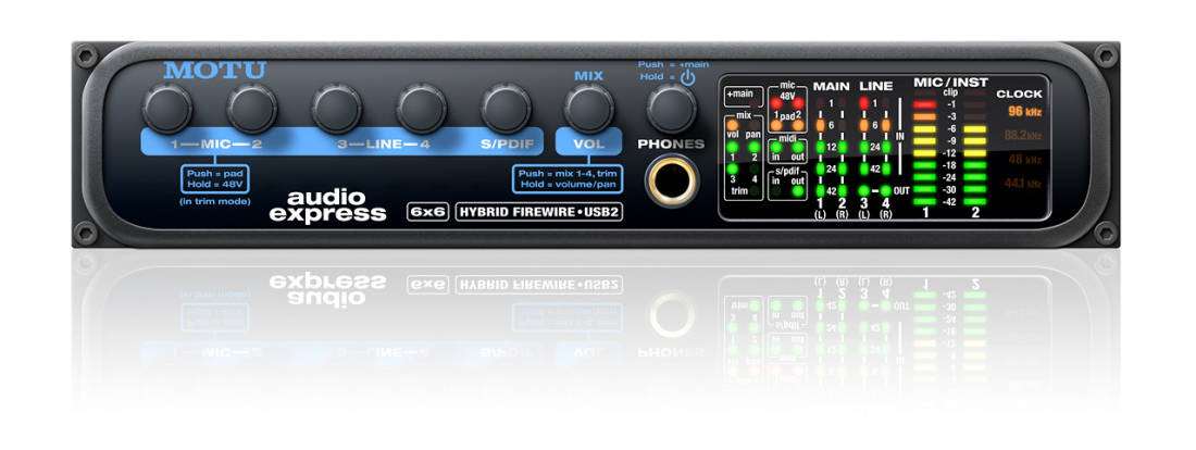 Audio Express Multi-Channel Audio Interface for MAC or PC