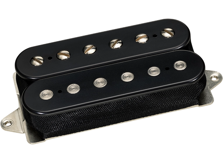 Transition F-Spaced Bridge Humbucker Pickup - Black with Nickel Poles