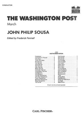 Washington Post - Sousa/Fennell - Concert Band