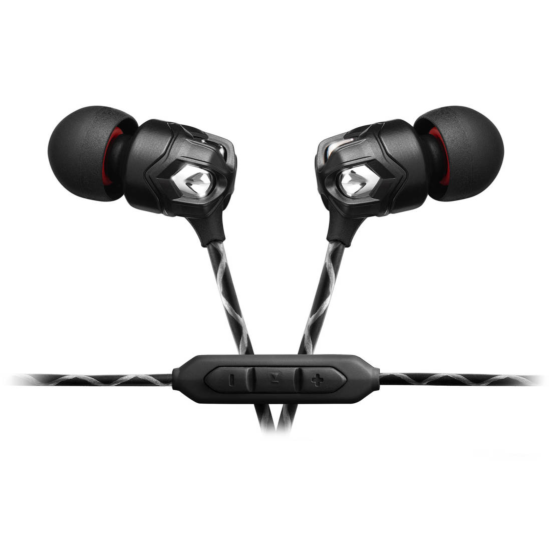 ZN In-Ear Headphones with 3-Button Remote - Black