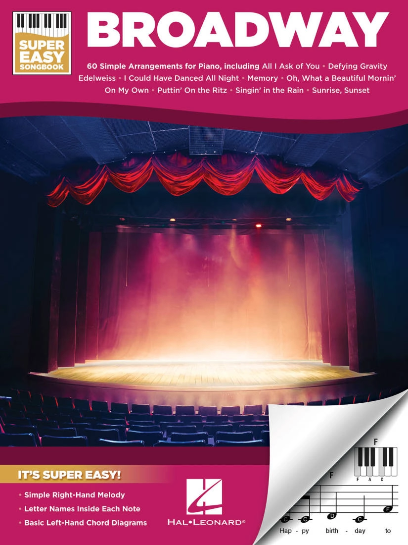 Broadway: Super Easy Songbook - Piano - Book