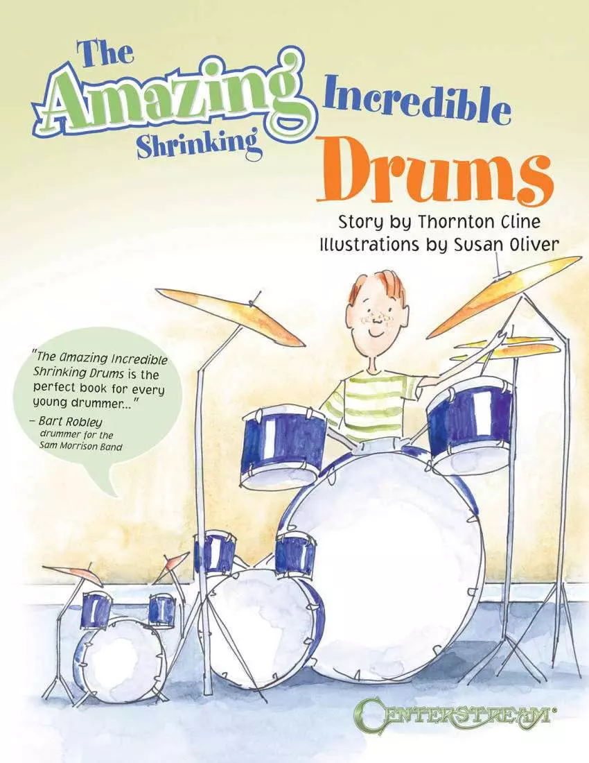 Amazing Incredible Shrinking Drums - Cline - Drum Set - Book