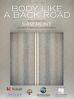 Body like a Back Road - Hunt - Piano/Vocal/Guitar - Sheet Music