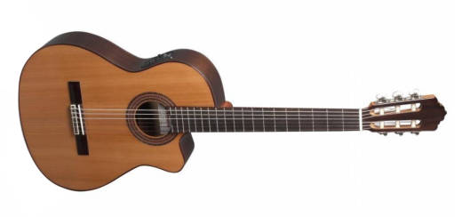 A-403 Classical Thin Body Acoustic Guitar w/ Cutaway & Electronics - Cedar/Mahogany
