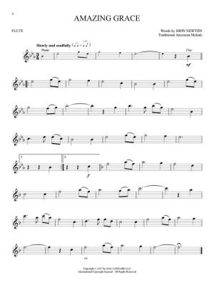 Gospel Hymns for Flute: Instrumental Play-Along - Book/Audio Online