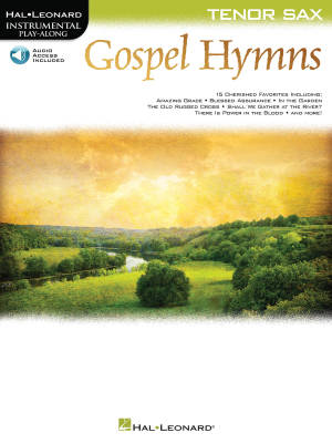 Gospel Hymns for Tenor Sax: Instrumental Play-Along - Book/Audio Online