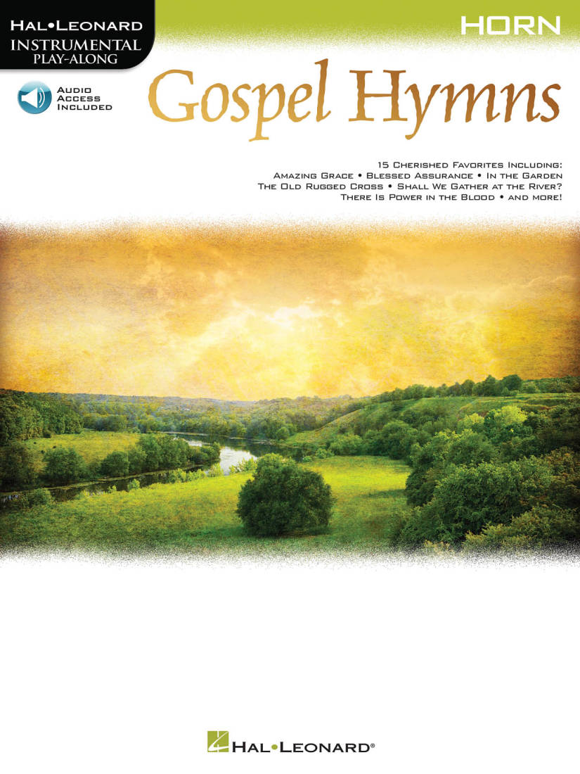 Gospel Hymns for Horn: Instrumental Play-Along - Book/Audio Online