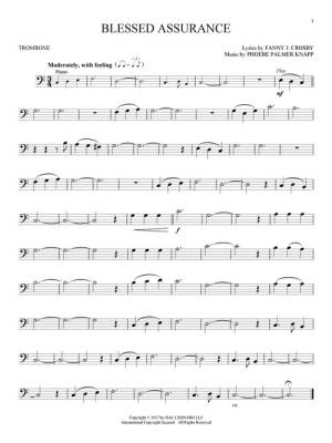 Gospel Hymns for Trombone: Instrumental Play-Along - Book/Audio Online