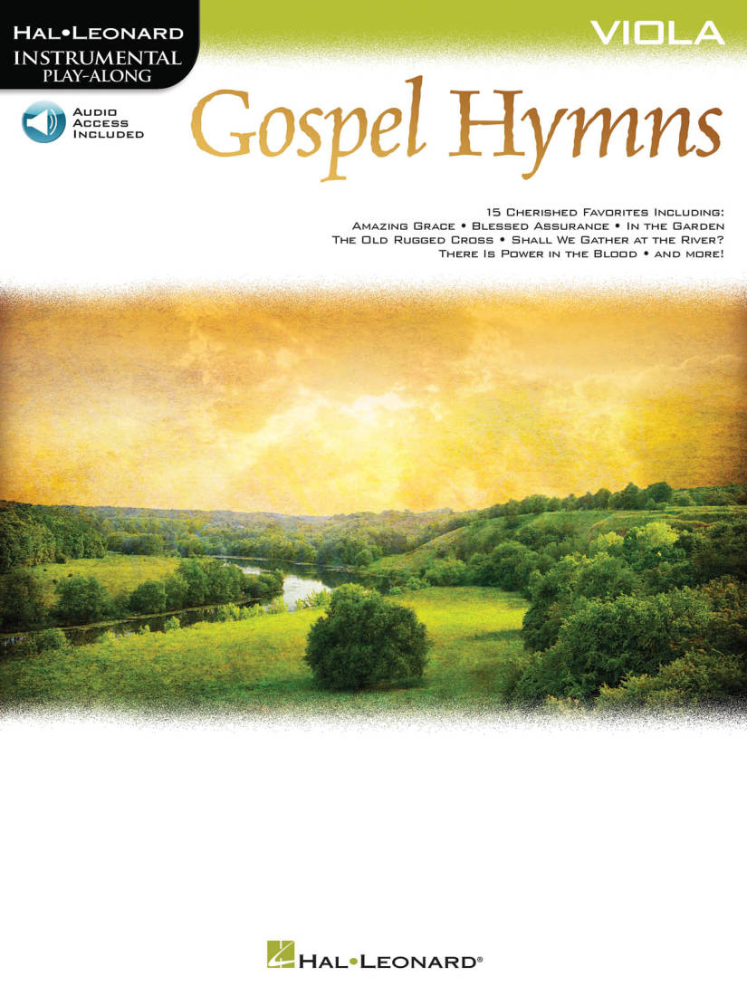Gospel Hymns for Viola: Instrumental Play-Along - Book/Audio Online