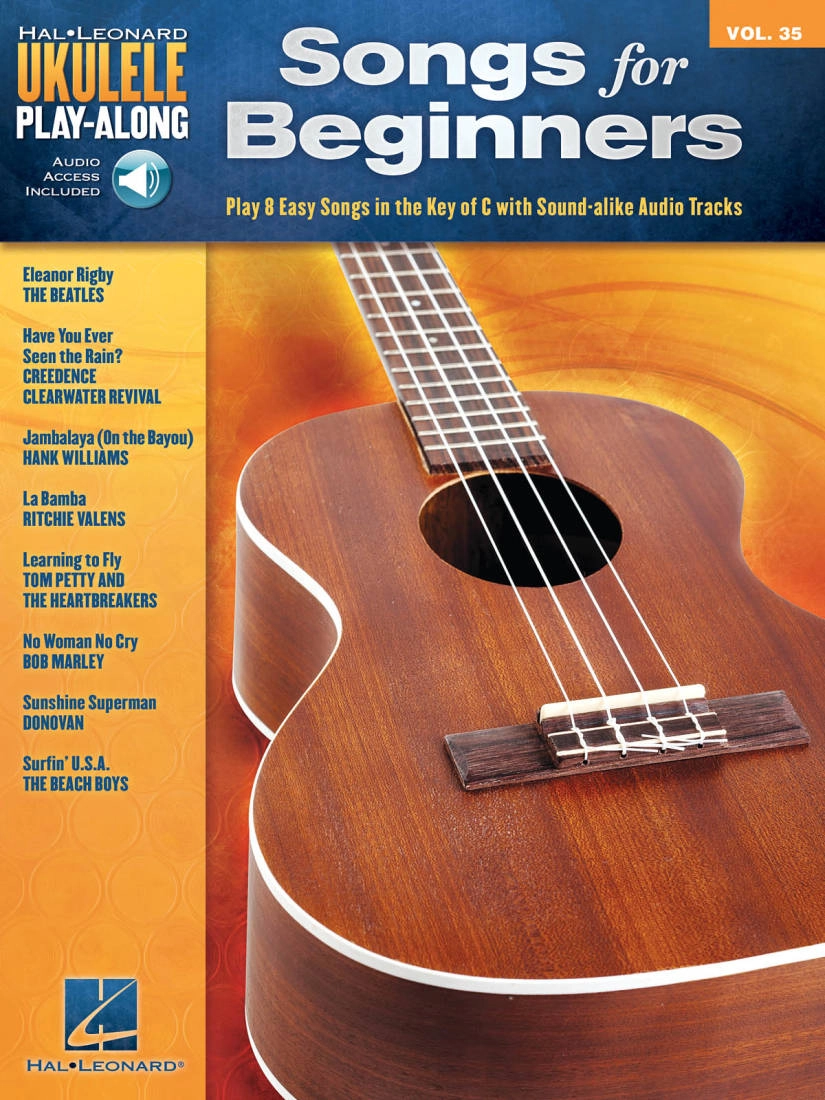 Songs for Beginners: Ukulele Play-Along Volume 35 - Book/Audio Online