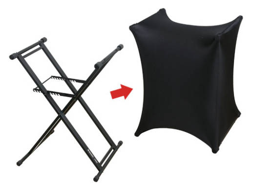 Slip Screen for LTBXS X Stand - Black