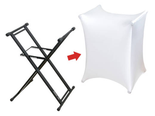 Slip Screen for Scrim Werks LTBXS X Stand - White