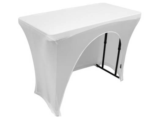 4-Foot Banquet Table Slip Screen - White