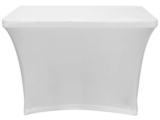 Scrim Werks - 4-Foot Banquet Table Slip Screen - White