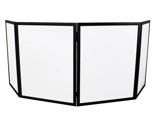 72x46 Pro DJ Facade - White with Black Frame