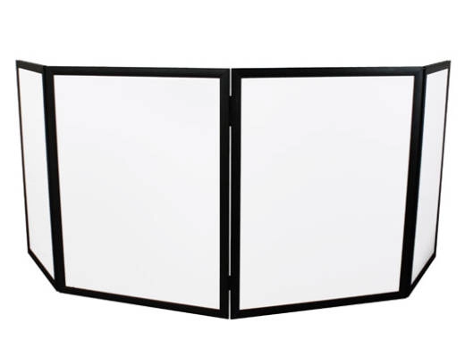 Scrim Werks - 72x46 Pro DJ Facade - White with Black Frame