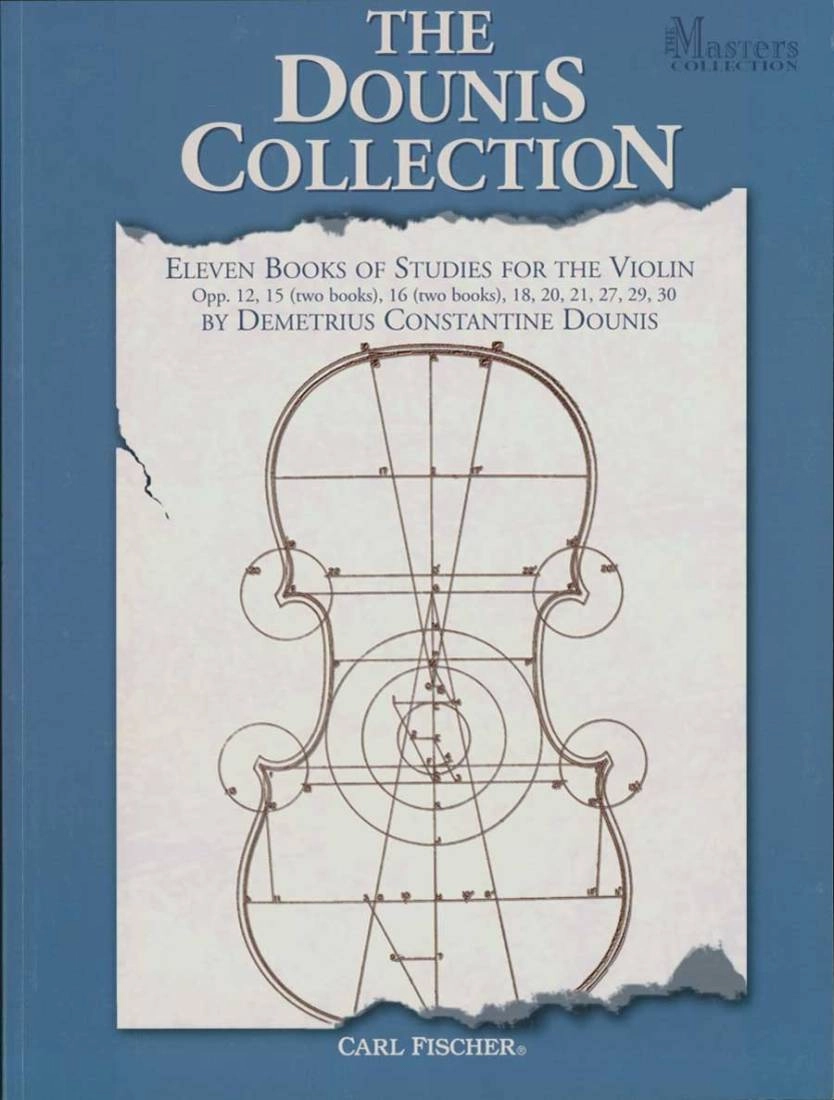 The Dounis Collection: Eleven Books of Studies for the Violin - Livre ( reliure spirale)